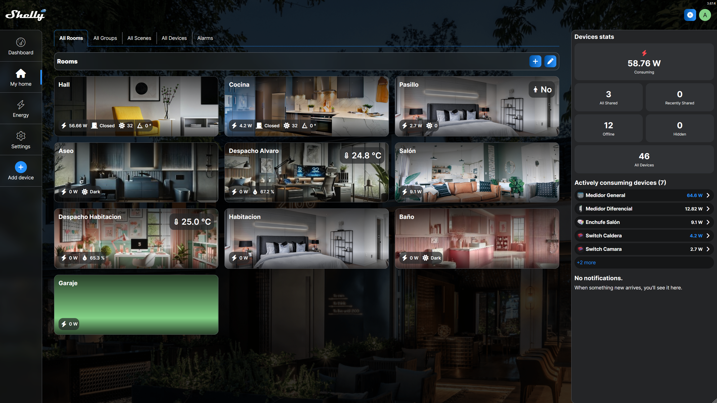 Monitoreo de Energía